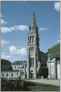 Abbey of La Trappe. Photograph of the present-day abbey church, built in the nineteenth century. Photo  Ronald Davis