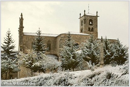 The Abbey of San Pedro de Cardea, Castile, 1998.  Photo by Ronald Davis.