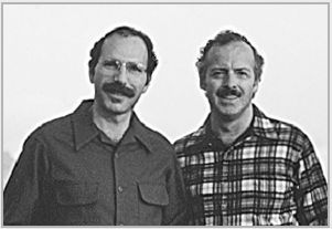 Stanley Roseman and Ronald Davis, Mont-Plerin, Switzerland, 1985.  Stanley Roseman and Ronald Davis
